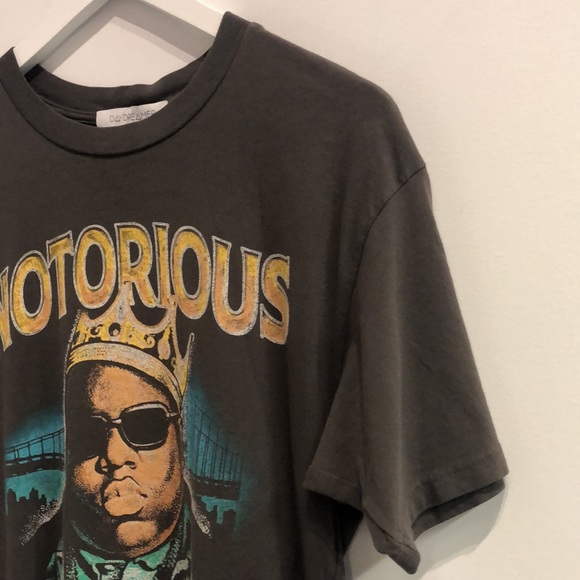 DAYDREAMER Washed Black Notorious B.I.G. Crown Weekend Tee - Picture 4 of 9